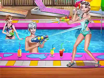 Spēle Sisters Pool Party online