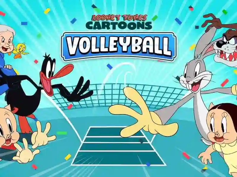 Spēle Looney Tunes Cartoons Volleyball online
