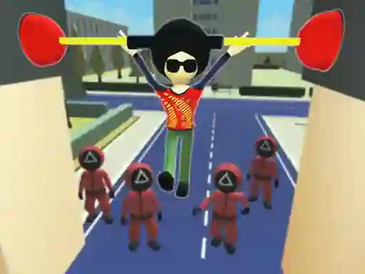 Spēle Squid Fall Guy online