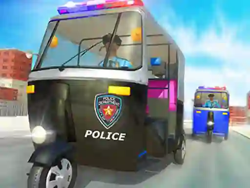 Spēle Police Auto Rickshaw 2020 online