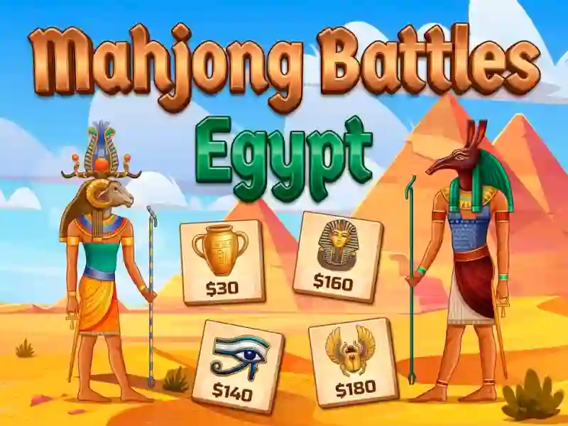 Spēle Mahjong Battles Egypt online