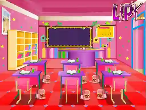 Spēle Kids Cassroom Decoration online