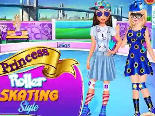 Spēle Princess Roller Skating Style online