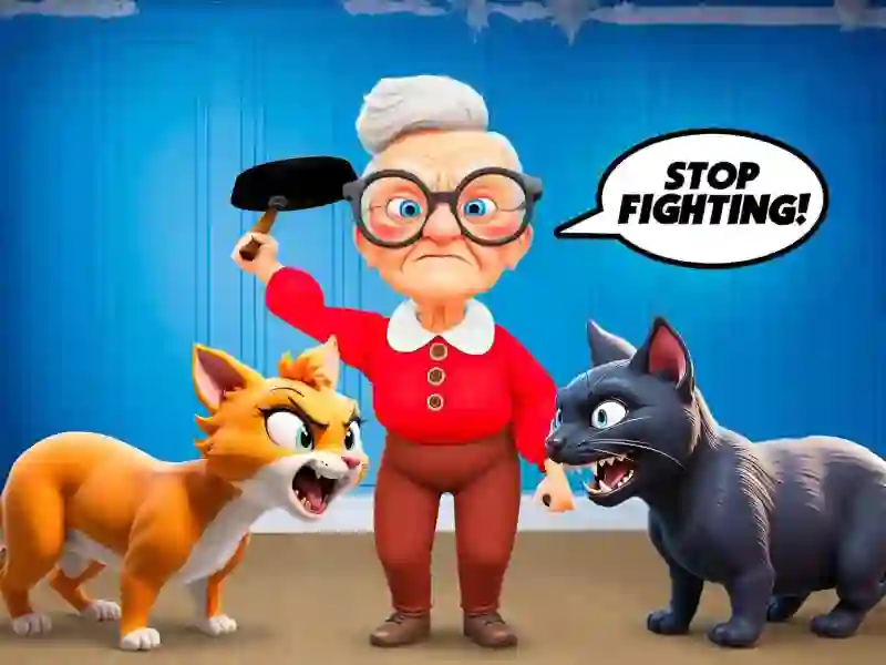 Spēle Cat and Granny online
