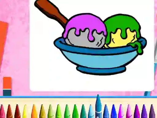 Spēle Online Ice Cream Coloring online