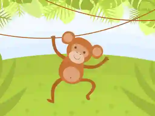 Spēle Funny Monkeys Coloring online