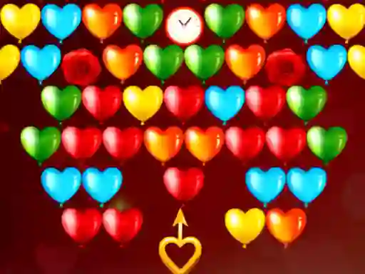Spēle Bubble Shooter Valentines online