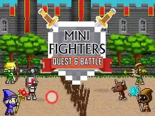 Spēle Mini Fighters Quest & battle online