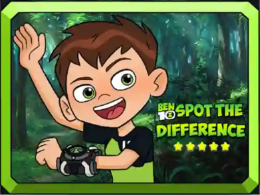 Spēle Ben 10 Spot the Difference online