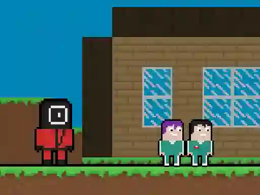 Spēle Squid Escape But Blockworld online