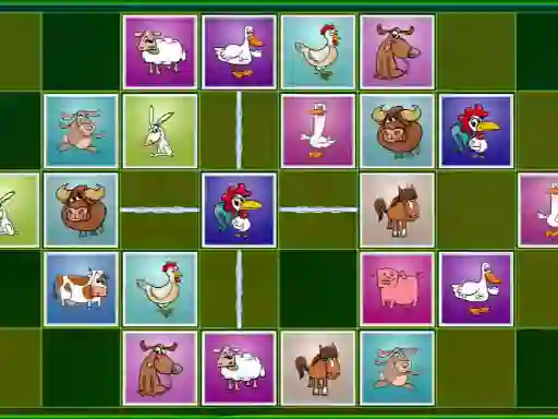 Spēle Farm animals matching puzzles online