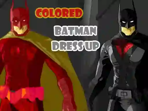 Spēle Colored Batman Dress Up online