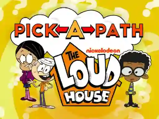 Spēle The Loud House Pick-a-Path online