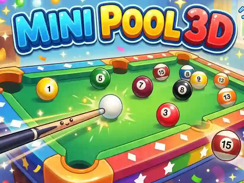 Spēle Mini Pool 3D online
