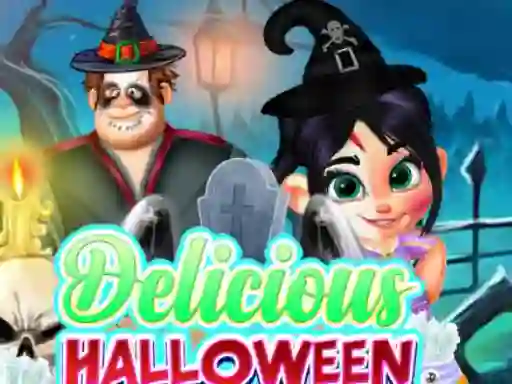 Spēle Delicious Halloween Cupcake online
