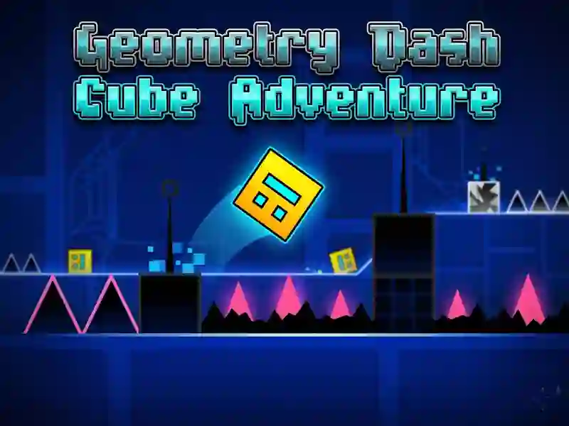 Spēle Geometry Dash Cube Adventure online