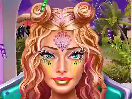 Spēle Ellie Coachella Makeup online