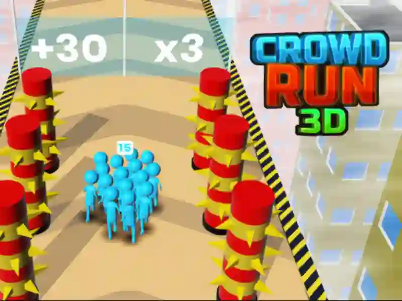Spēle Crowd Run 3D online