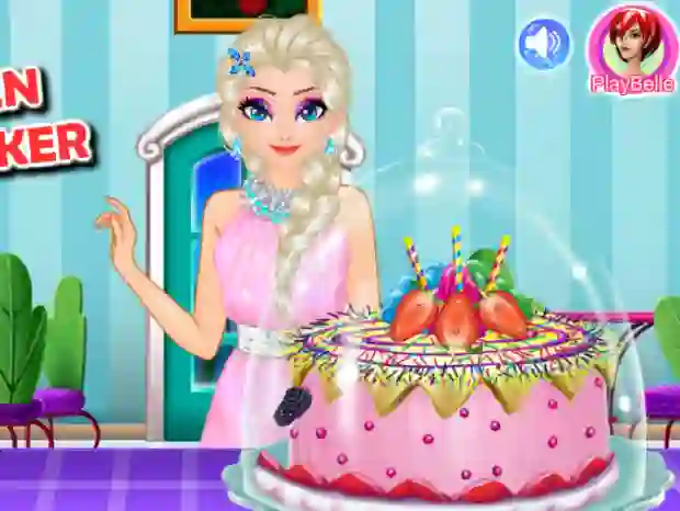 Spēle Ice queen royal baker online