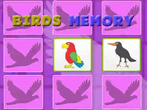 Spēle Kids Memory With Birds online