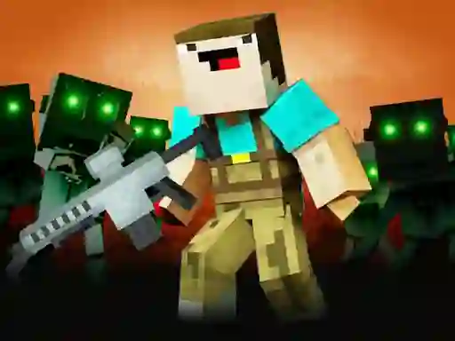 Spēle Noob Shooter Zombie online