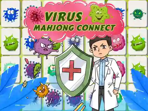 Spēle Virus Mahjong Connection online