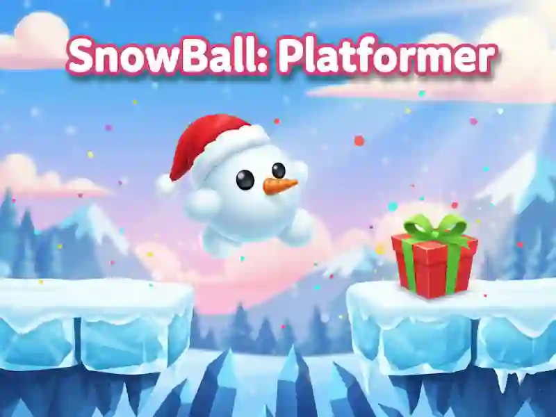 Spēle SnowBall: Platformer online