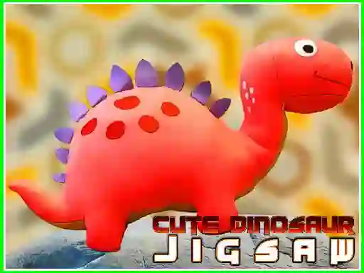 Spēle Cute Dinosaur Jigsaw online