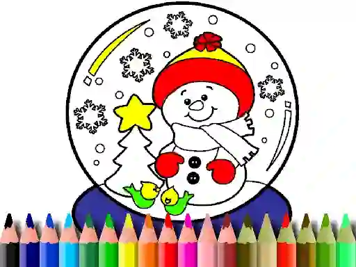 Spēle Back To School: Christmas Coloring Book online