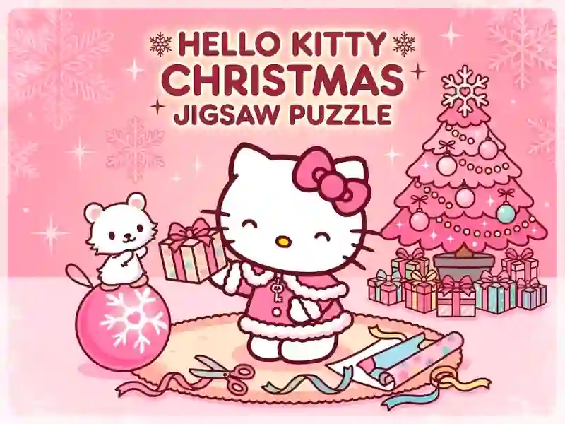 Spēle Hello Kitty Christmas Jigsaw Puzzle online