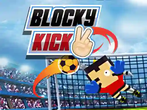 Spēle Blocky Kick 2 online