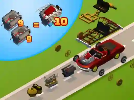 Spēle Idle Drive: Merge, Upgrade, Drive online
