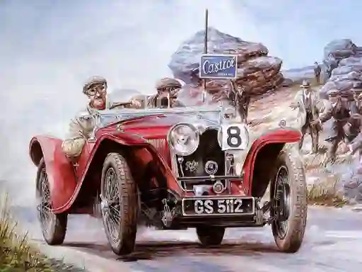 Spēle Vintage Cars Puzzle online