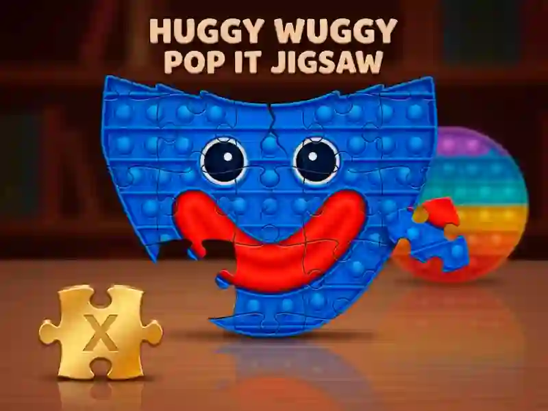 Spēle Huggy Wuggy Pop It Jigsaw online