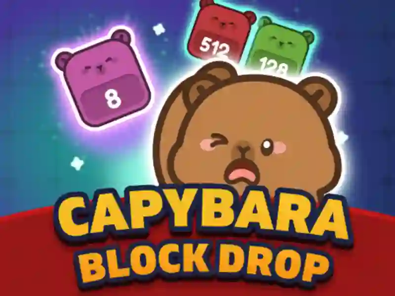 Spēle Capybara Block Drop online