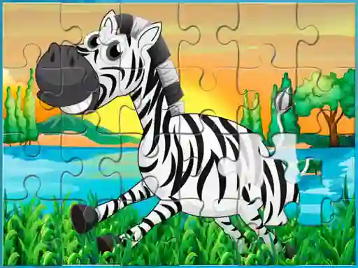 Spēle Happy Animals Jigsaw online