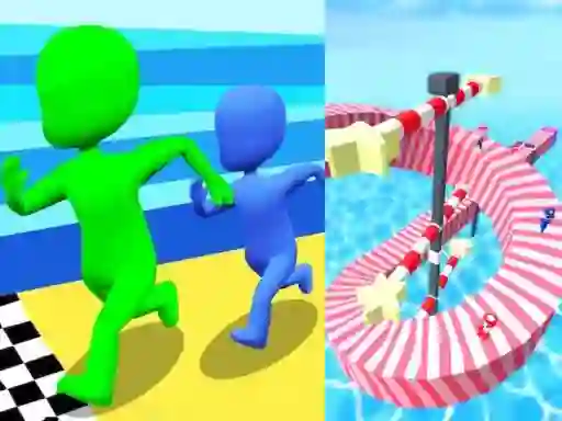 Spēle Stickman Racing 3D online