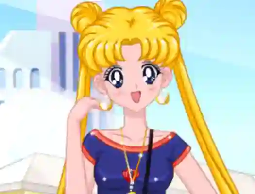 Spēle Sailor Scout`s Summer Style online