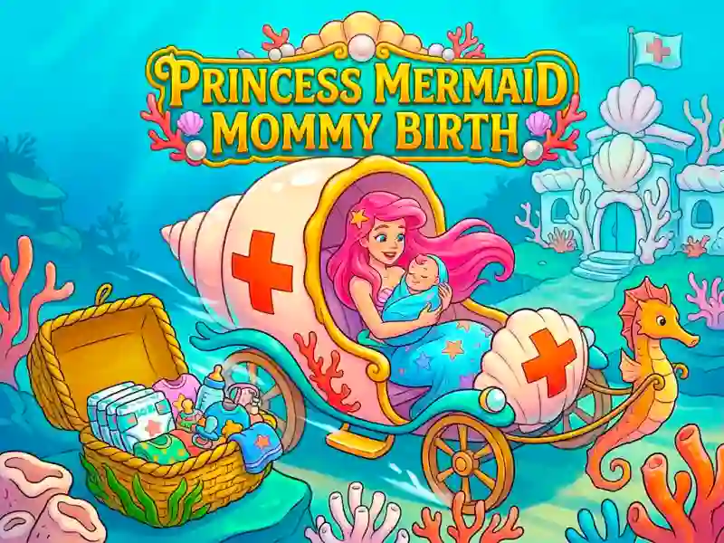 Spēle Princess Mermaid Mommy Birth online