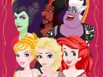 Spēle Princess vs Villain Face Swap online