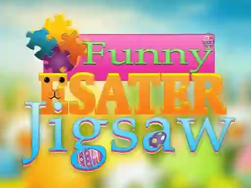 Spēle Funny Easter Jigsaw online