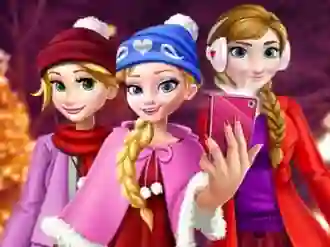 Spēle Princess Christmas Selfie online