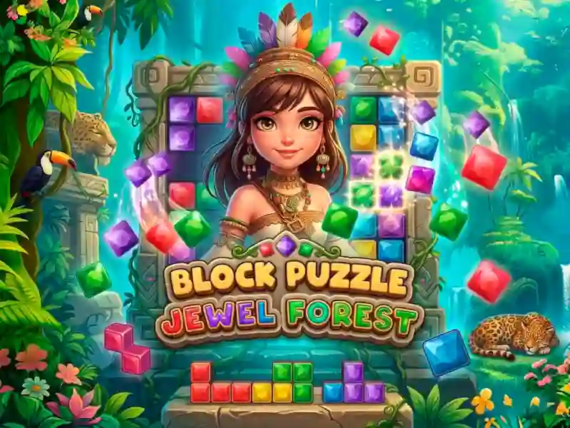 Spēle Block Puzzle Jewel Forest online