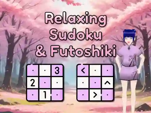 Spēle Relaxing Sudoku & Futushiki online