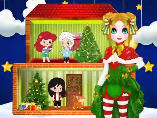 Spēle Christmas Puppet Princess House online