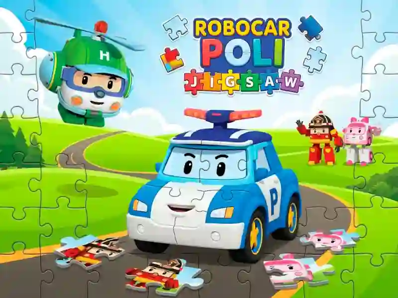 Spēle Robocar Poli Jigsaw online