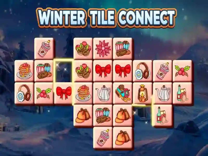 Spēle Winter Tile Connect online