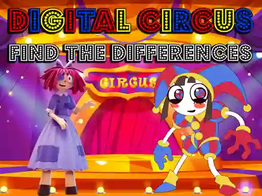 Spēle Digital Circus Find The Differences online