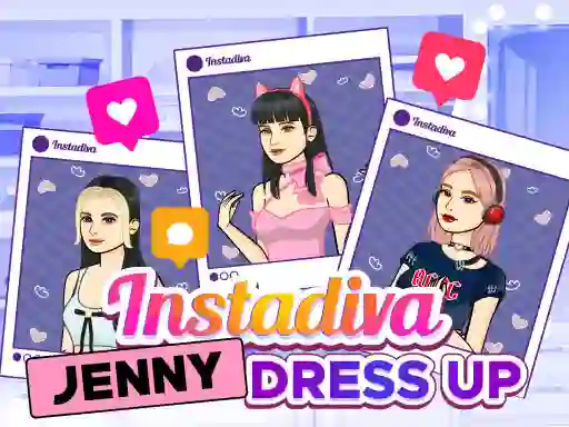 Spēle Instadiva Jenny Dress Up online