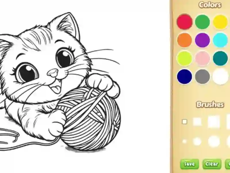 Spēle Cat Coloring Book online